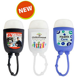 Hand Sanitizer with silicone holder