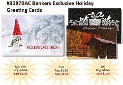 Holiday Greeting Cards - Exclusive product from Bankers