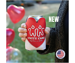 Heart Scuba Can Cooler
