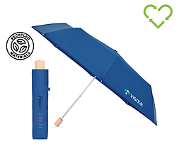 Elements 43" Recycled Manual Folding Umbrella