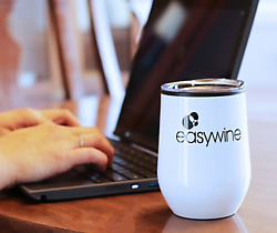 12 oz. Stainless Wine Tumbler w/Plastic Liner