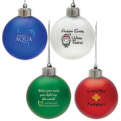 Light Up Shatter Resistant Ornaments