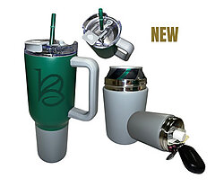 3-in-1 Stainless Steel 20 oz Tumbler and Can Cooler with Handle