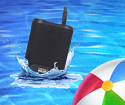 Waterproof Bluetooth®  Speaker with Subwoofer