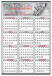 Year-in-View Calendars (2 Color)