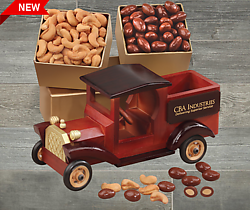 1911 Pick-up Truck with Chocolate Covered Almonds & Fancy Cashews