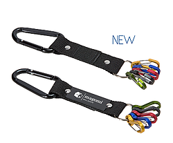 Aluminum Carabiner Strap with Color-Code Key Clips